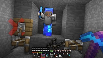 Spleefing this Piston Trap in Hypixel UHC