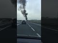 Ref:MmLeN8WDGXY Voiture en feu sur l a10