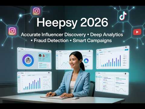 Heepsy: The Most Accurate Influencer Search & Analytics Platform.