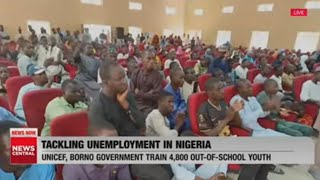 Tackling Unemployment in Nigeria: UNICEF, Borno Gov't Commence Training of 4,800 Out of School Youth