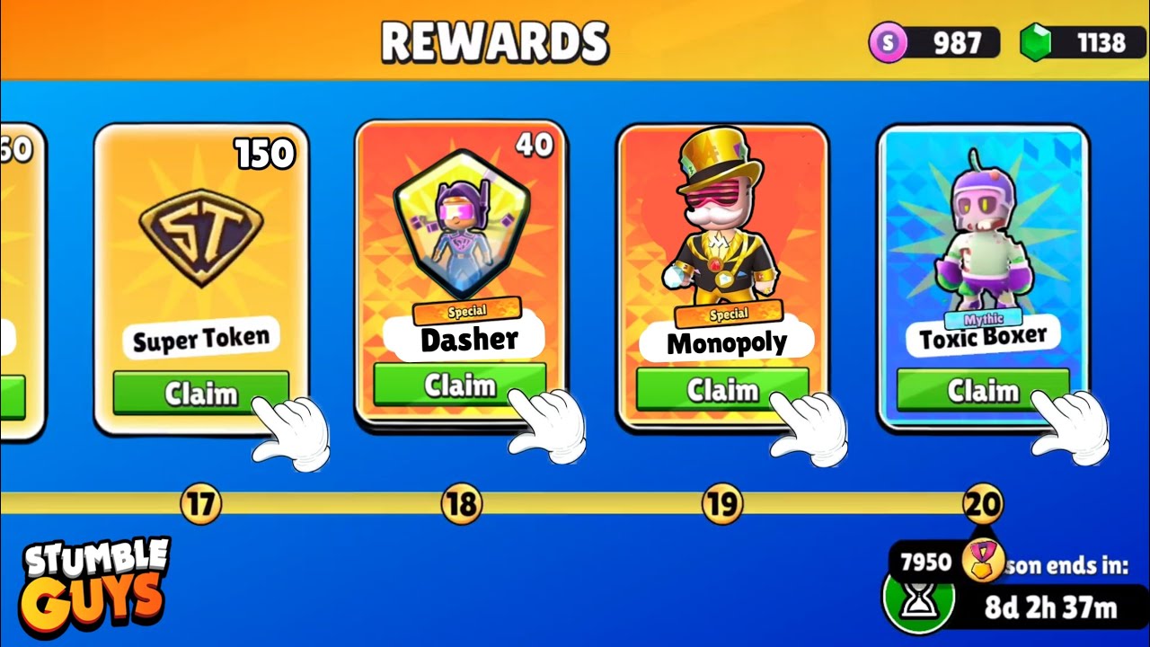 Stumble Guys on X: 'Tis the season of amazing tournament rewards! How many  have you already claimed? 🎁😈 #StumbleGuys #Tournaments   / X