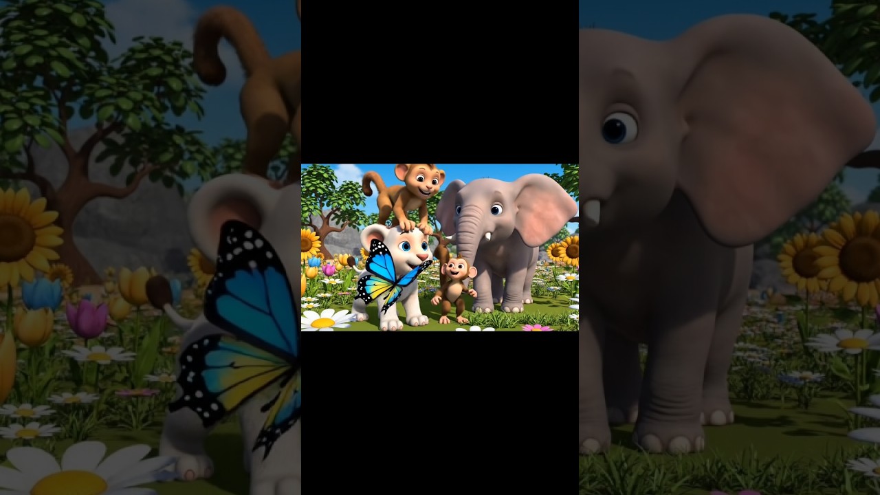 কিউট পশুদের মজার নাচ! 🦁🐘🐒 | পশুপাখির গল্প | Kids Animation Video