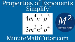Simplify (4m^4n^3p^3)/(3m^2n^2p^4)