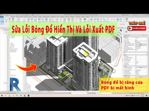 Revit Sửa Lỗi Bóng Đổ Răng Cưa Trên Màn Hình Và Khi Xuất PDF (Shadow Error)