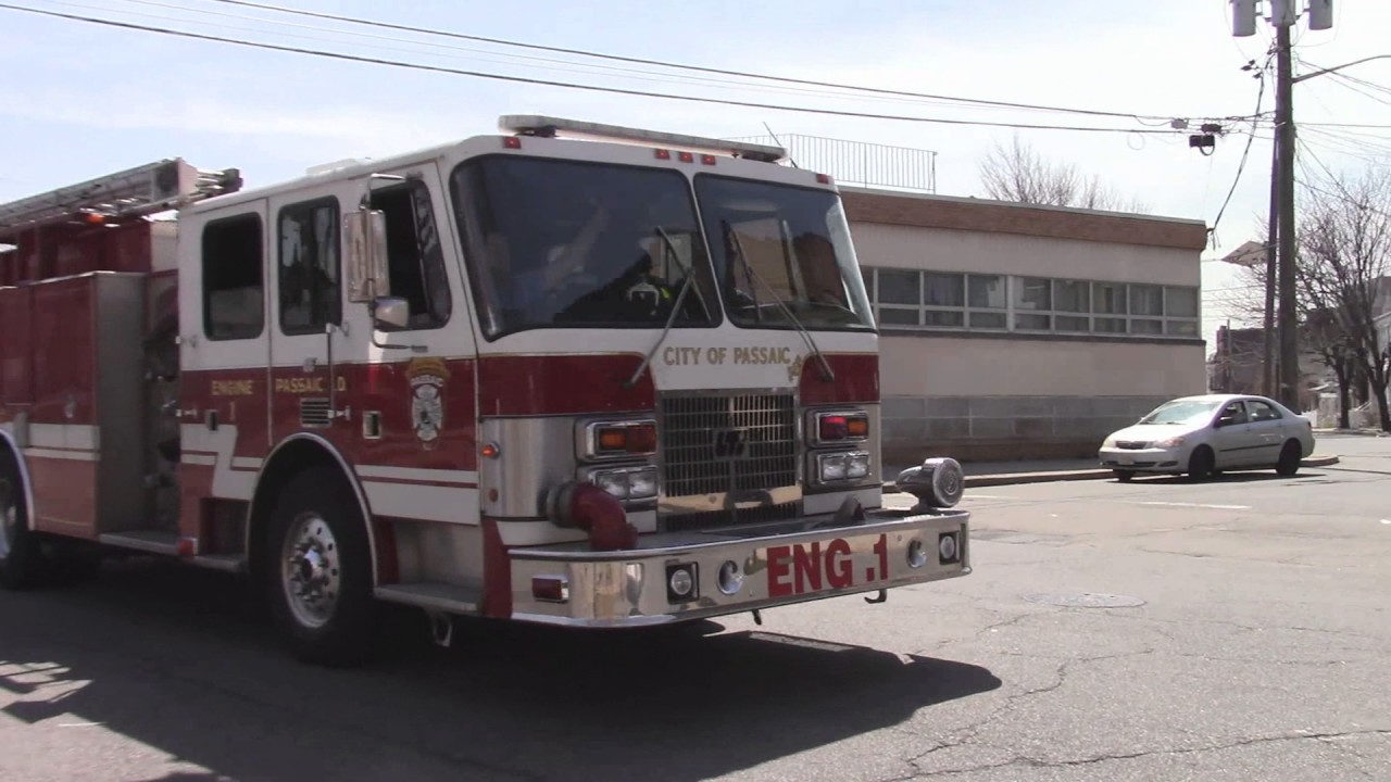 Passaic, Nj Fire Department Engine 1 Responding YouTube