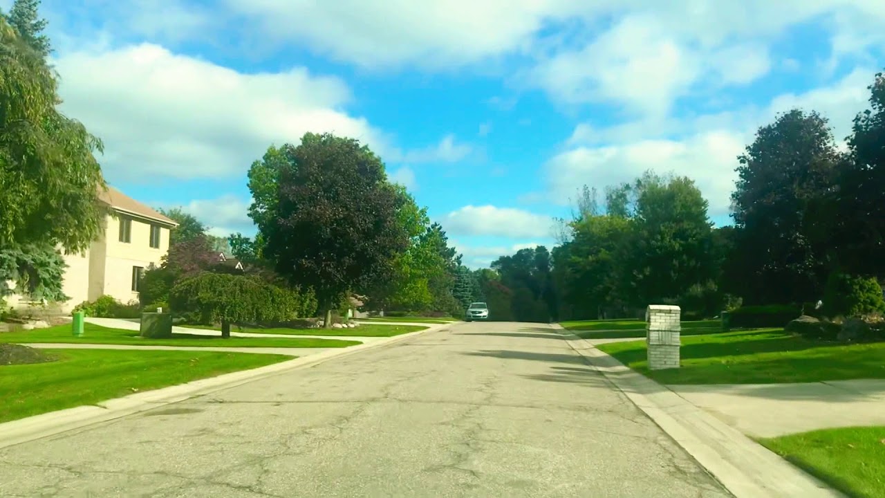 Driving in Bloomfield Hills, Michigan YouTube