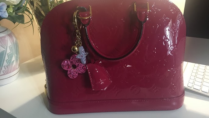 Louis Vuitton Alma Vernis Bb Rose Indien Red Patent Leather Shoulder B -  MyDesignerly