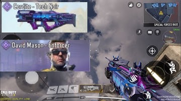 New CALL OF DUTY MOBILE - epic cordite (TECH NOIR) + David mason (ENFORCER)