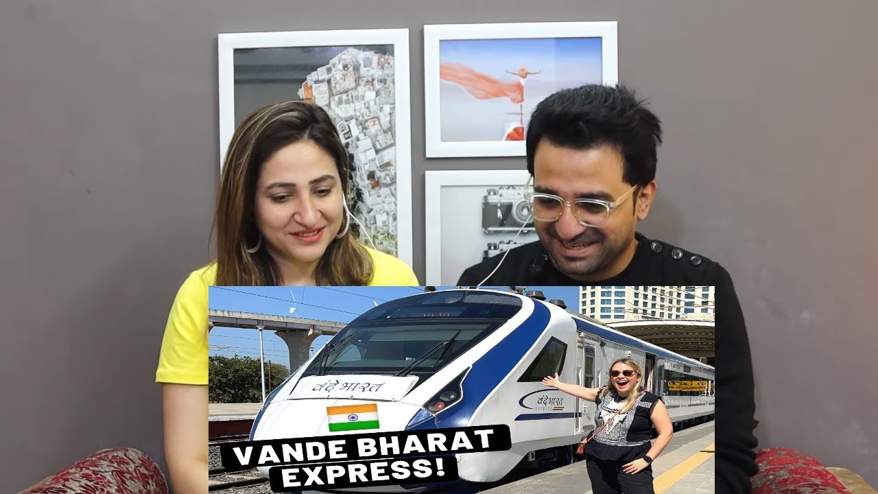 Pakistani Reacts to We Took The FASTEST TRAIN in South Asia! | 200 Kmph VANDE BHARAT EXPRESS