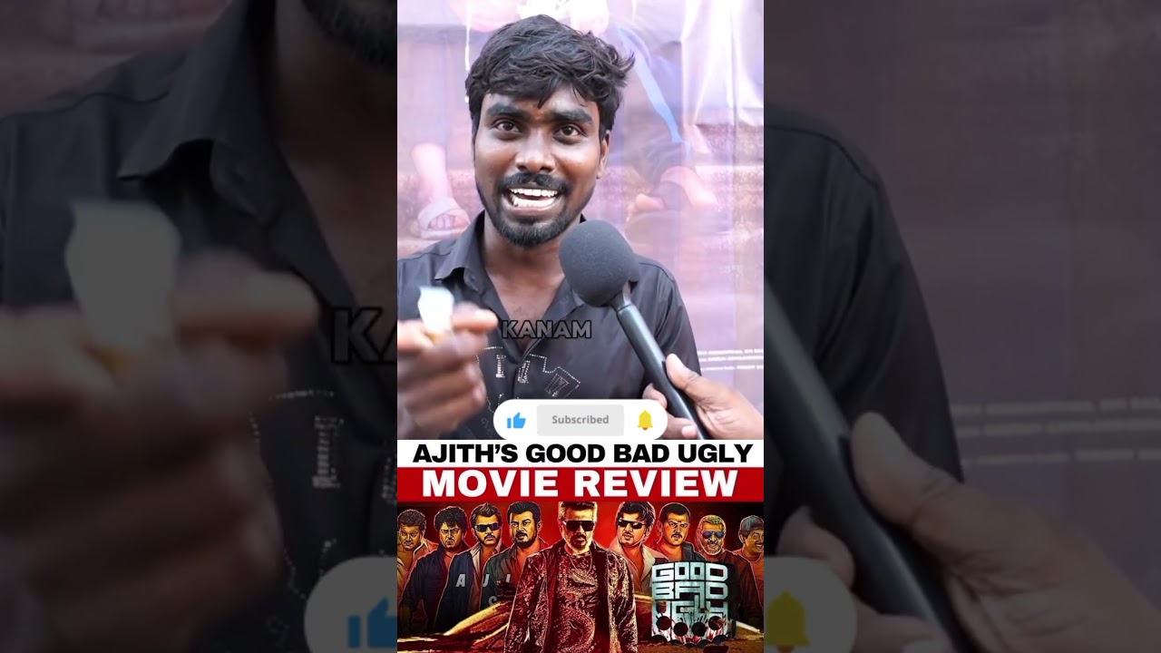GOOD BAD UGLY PUBLIC REVIEW| Ajith kumar|Good bad ugly movie review 