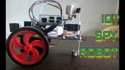 Raspberrypi-IOT controlled spy BOT