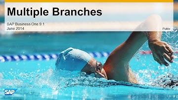 Multiple Branches in SAP Business One 9.1 - Feature Clip