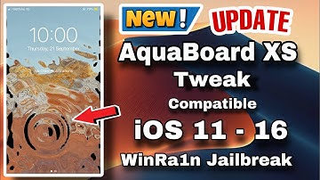 ✅AquaBoard XS update compatible iOS 15.7.9 - iOS 16.6.1 ( WinRa1n & Palera1n Jailbreak)✅