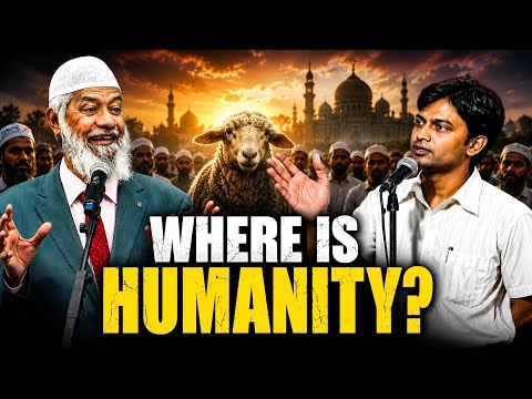 Hindu Brother Challenges Dr. Zakir Naik - Why Kill Innocent Animals At 🐑 Eid? Where is Humanity Now?
