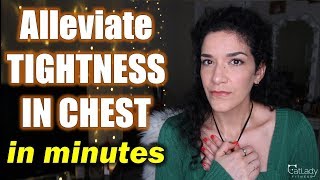 Are you feeling tightness in your chest due to stress? TRY THIS. - Tapping/Guided EFT