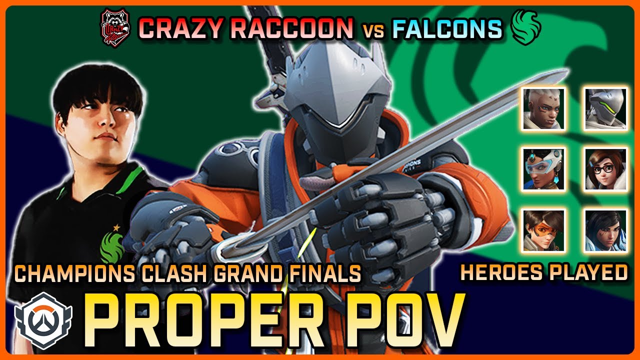[ Proper POV + Cam ] Crazy Raccoon vs Team Falcons | Grand Finals | Champions Clash