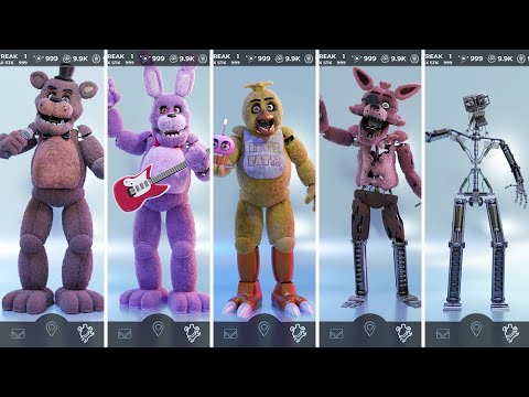 FNaF AR Skins in FNaF 4 Style! FNaF AR Workshop! by RealZBonnieXD