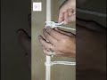 Different Ways To Tie a Cord In Macrame Project#diymacrame #macrame #macrameknot #viralvideo #shorts