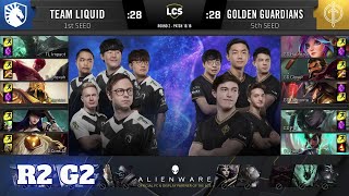 Team Liquid vs Golden Guardians - Game 2 | Round 2 Playoffs S10 LCS Summer 2020 | TL vs GG G2