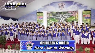 Video thumbnail of "JMCIM | Here I Am to Worship | Children's Choir | March 13, 2022"