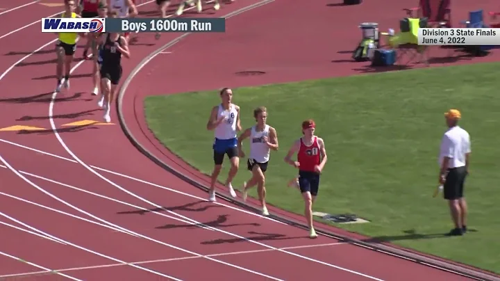 Perry's Brady Yingst Wins the Division 3 1600m Run...