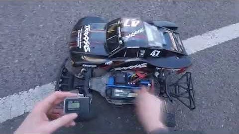 Traxxas Slash 4x4 vxl, 15t pinion Speed Run.