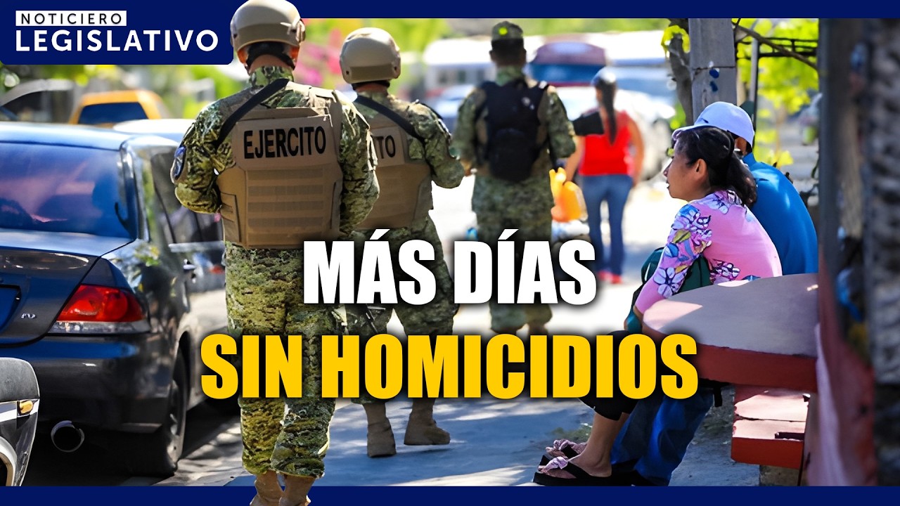 El Salvador sigue sumando más días con cero homicidios | Noticiero Estelar - 4 marzo 2026