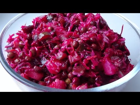 Винегрет классический рецепт