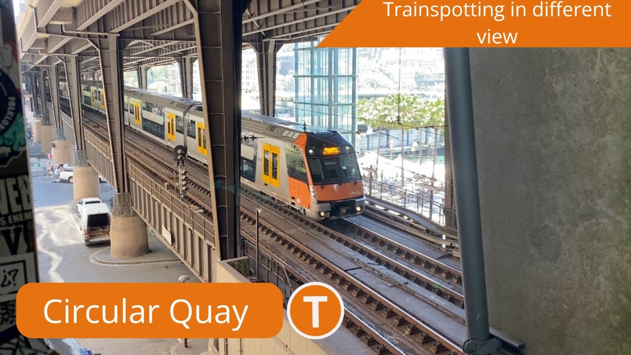 Quay Rails Sydney Rails Vlog 68: Circular Quay- Trainspotting in different view ...