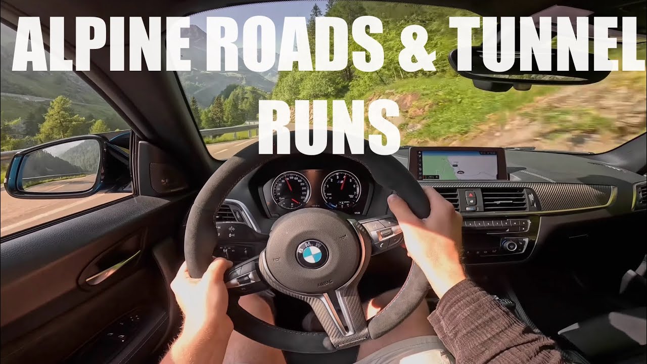BMW M2 F87 Manual | Pure Driving on Timmelsjoch Pass | Alpine Roads & Tunnel Runs 🇮🇹| 4K