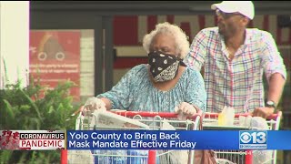 Starting Friday, Masks Once Again Required For Indoor Gatherings In Yolo County