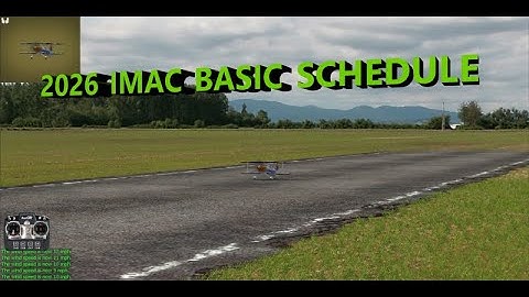 A demo of the 2026 Basic IMAC schedule by Russ Bowey