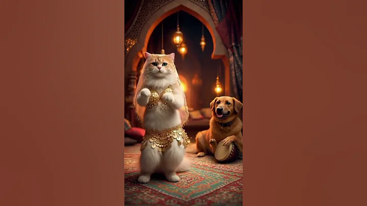 Video 11494571: oriental cats, oriental dance, cat pets, cat showing dance, cat dog dancing