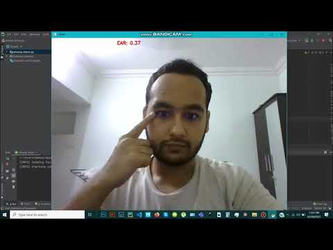 Drowsiness Detection using Eye Aspect Ratio