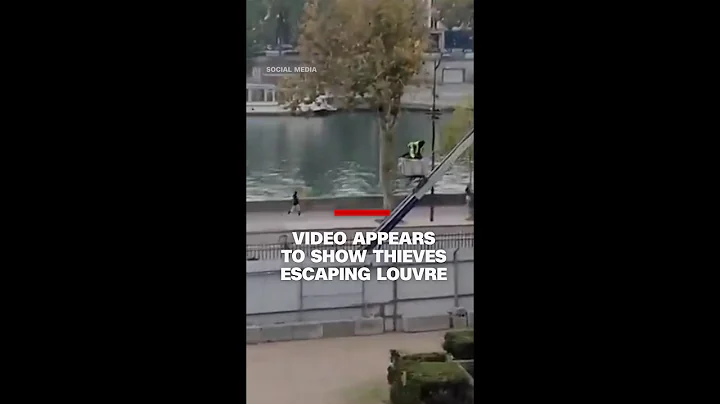 Video appears to show thieves escaping Louvre