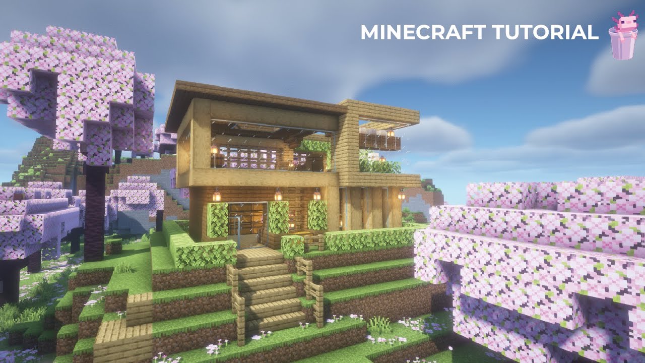 Minecraft I Casa TUTORIAL - How to build a simple house - YouTube