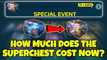 HOW MUCH DOES THE SUPERCHEST COST NOW WITH BRONZE CHESTS In War Robots!?