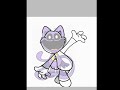 From all the smile critter characters, I created a new character named Cat Star