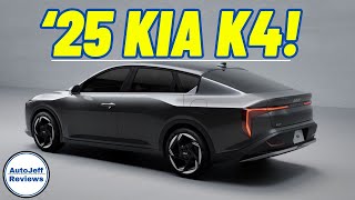 2025 Kia K4 REVEALED! It's Stunning Inside & Out!