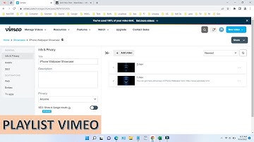 How to Create a Playlist on Vimeo