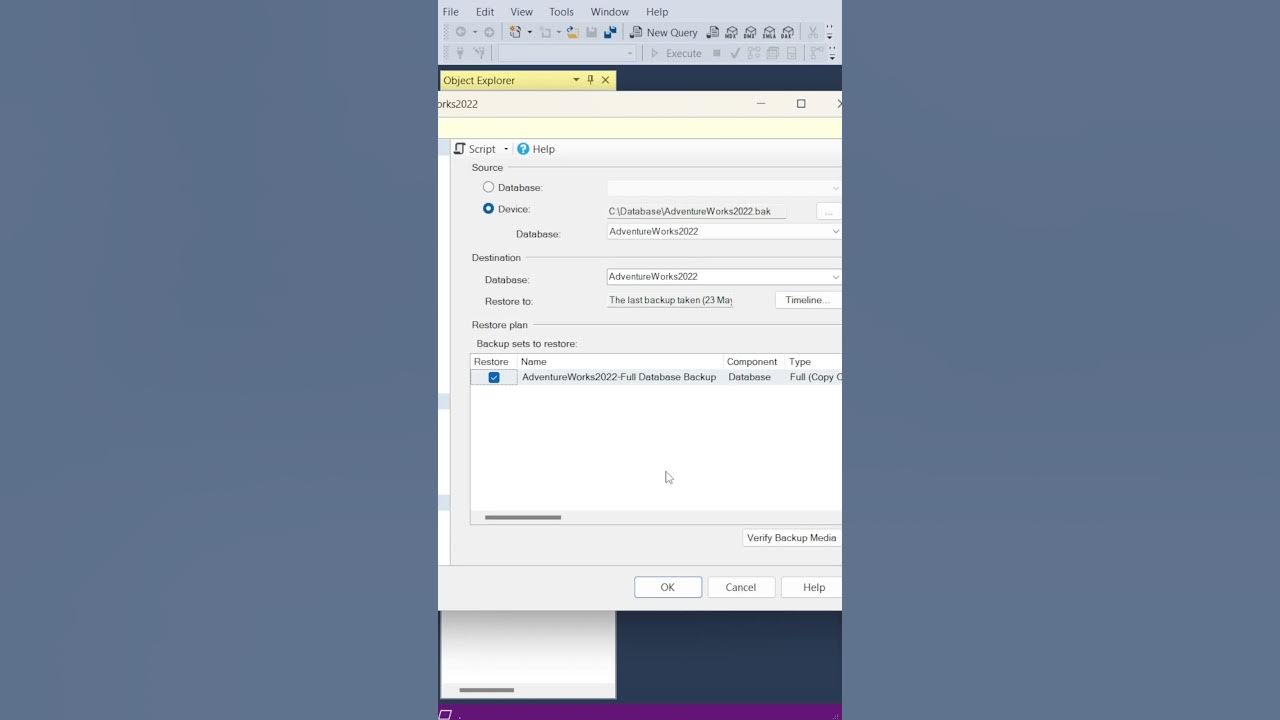 how to restore bak file in SQL server | how to import bak file in SQL ...