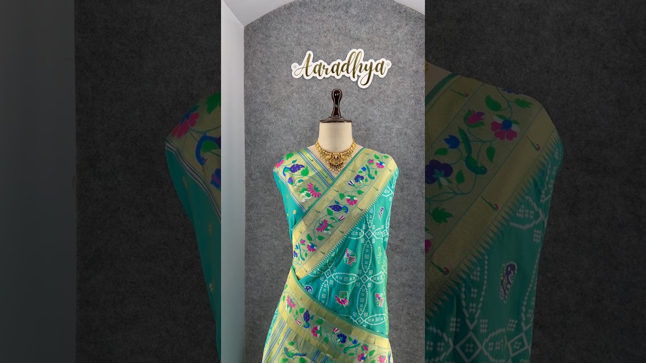 Bandhani Patola Silk Paithani Saree