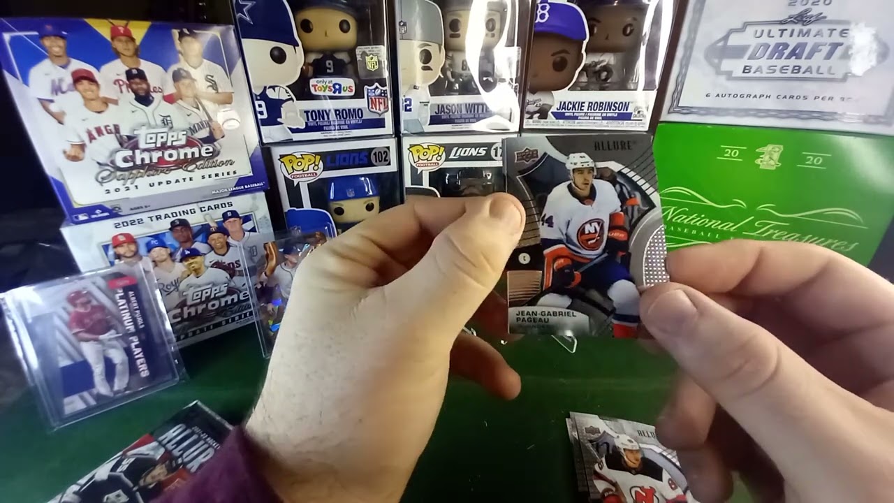 2021-22 Allure Hockey Retail Blaster Review. Sweet Top Rookie pulls!!