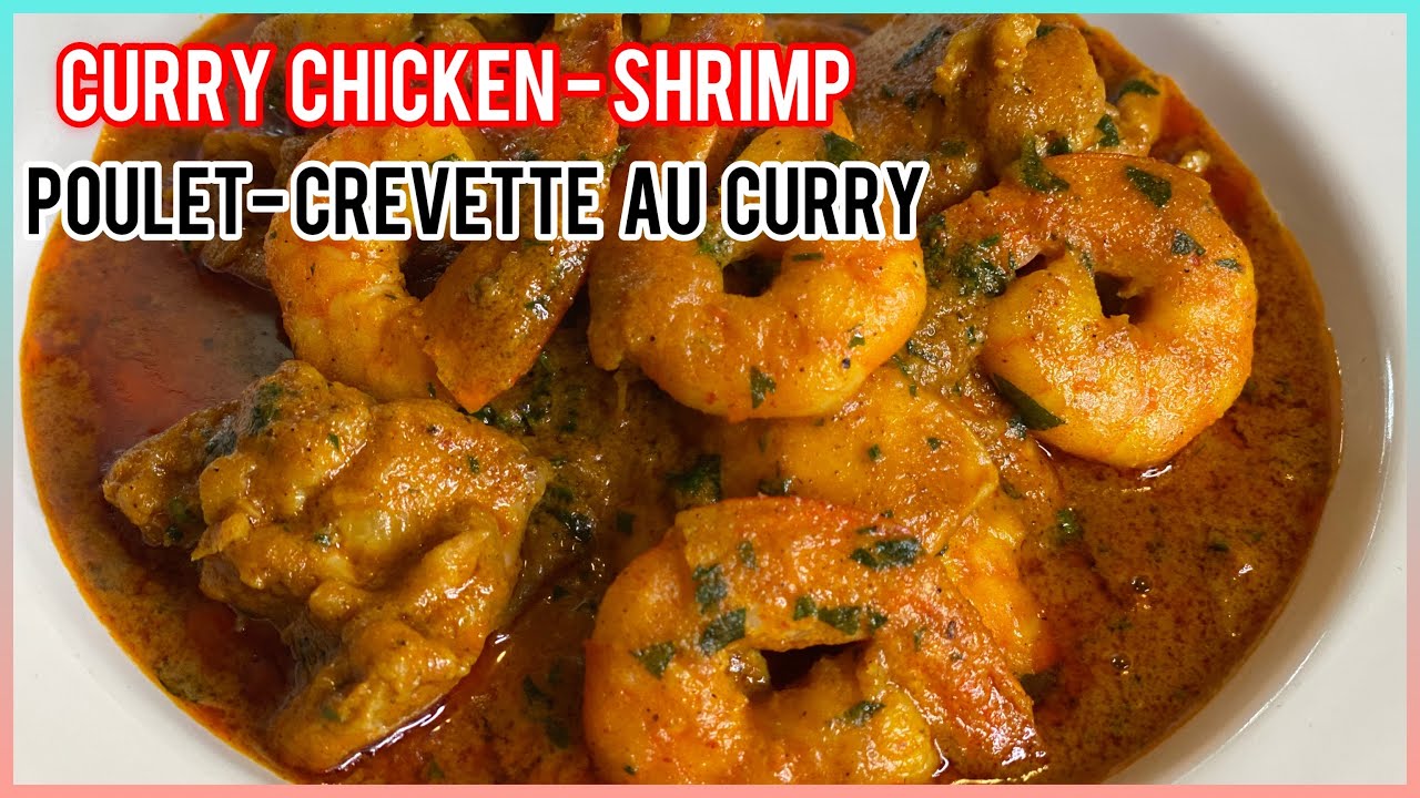 Recette pour NINJA FOODI MAX Poulet, crevettes, St Jacques au curry et s