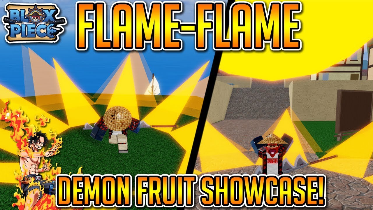 New Flame Flame Demon Fruit Showcase This Fruit Is Op Blox - flame fruit blox piece