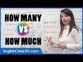 When to Use “How Many” and “How Much” - Basic English Grammar