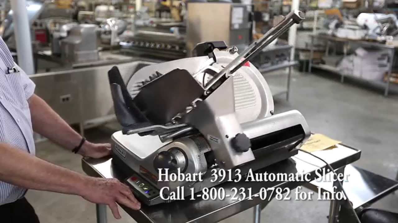 Hobart 3913 slicer - YouTube