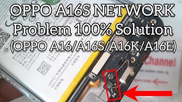 Oppo A16/A16S/A16K Network Problem Solution || Oppo A16/A16S Network Problem