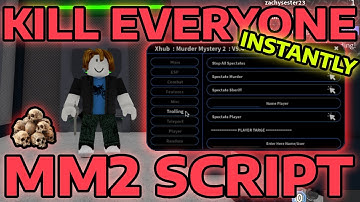 Murder Mystery 2 Script! *NEW* INSTA KILL, AUTO FARM, TROLLING, MM2 Script *No Key*