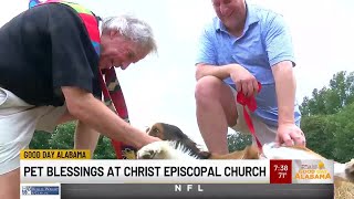 Blessing of the Pets at Christ Episcopal Church in Tuscaloosa